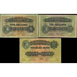 East African Currency Board, 5 shillings, Nairobi, 1 January 1947, prefix B/88, (Pick 28, 29b,...