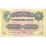 East African Currency Board, 100 shillings, Nairobi, 1 September 1943, serial number C/1 09723,...