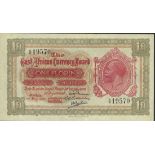 East African Currency Board, 1 florin, Mombasa, 1 May 1920, black serial number A/91 19570, (Pi...