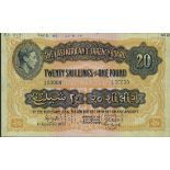 East African Currency Board, a printers archival specimen 20 shillings, Nairobi, 1 September 19...