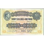 East African Currency Board, a printers archival specimen 20 Shillings, 1 July 1941, serial num...