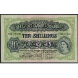 East African Currency Board, a printers archival specimen 10 shillings, Nairobi, 31 March 1953,...