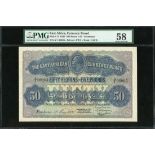 The East African Currency Board, 50 florins, 1 May 1920, serial number A/1 00005, (Pick 12a, TB...