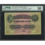 East African Currency Board, 100 shillings, Nairobi, 1 January 1947, serial number C/5 63495, (...