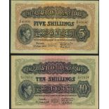 East African Currency Board, 5 shillings, Nairobi, 1 June 1939, prefix S/2, (Pick 26Ab, 26B, TB...