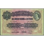 East African Currency Board, a printers archival specimen 100 shillings, Nairobi, 31 March 1953...