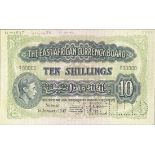 East African Currency Board, a printers archival specimen 10 shillings, Nairobi, 1 January 1947...