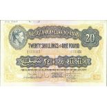 East African Currency Board, a printers archival specimen 20 shillings, Nairobi, 1 January 1949...