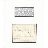 French Colonies - Martinique. The Brian Brookes Collection The Sub Post Offices Saint Luce 1771...