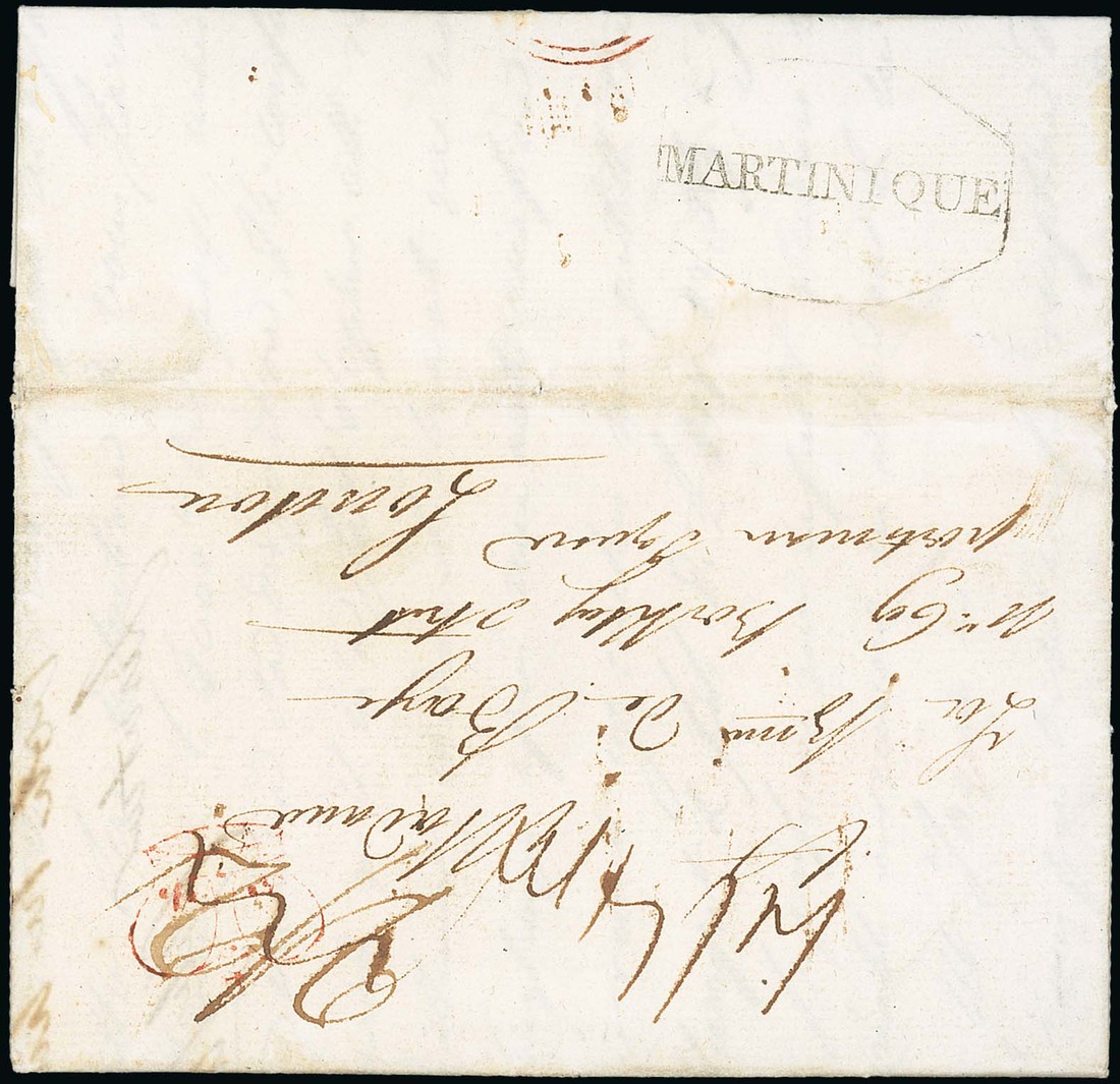 French Colonies - Martinique. The Brian Brookes Collection Postal History Third British Occupat...