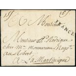 French Colonies - Martinique. The Brian Brookes Collection The Sub Post Offices Robert 1778 (26...