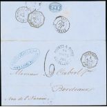 French Colonies - Martinique. The Brian Brookes Collection Postal History The Mexican Line 1865...