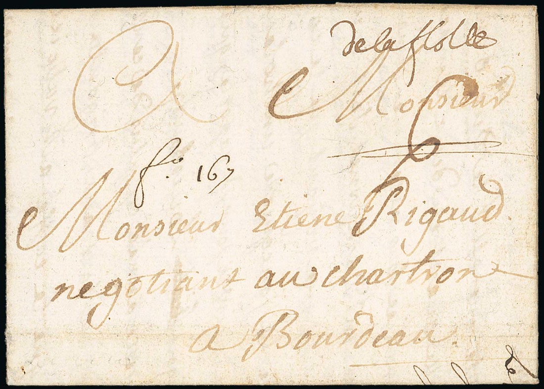 French Colonies - Martinique. The Brian Brookes Collection Postal History Early Letters 1746 en...