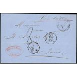 French Colonies - Martinique. The Brian Brookes Collection Postal History The Mexican Line 1862...