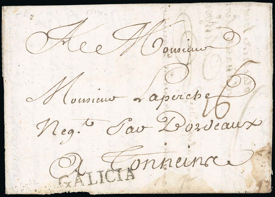 French Colonies - Martinique. The Brian Brookes Collection Postal History Early Letters 1760 (2...