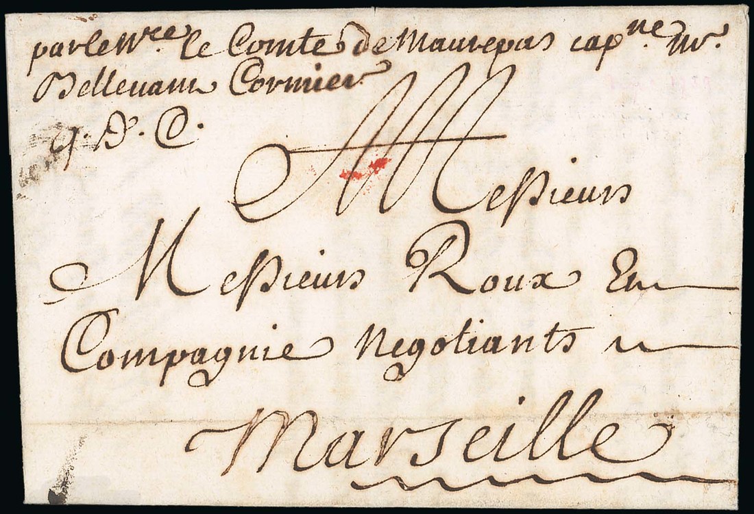 French Colonies - Martinique. The Brian Brookes Collection Postal History Early Letters 1739 (1...