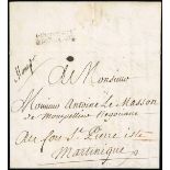 French Colonies - Martinique. The Brian Brookes Collection Postal History Early Letters 1751 (2...