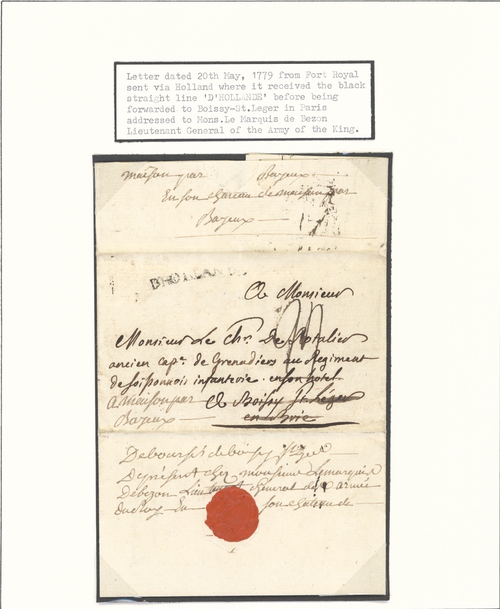 French Colonies - Martinique. The Brian Brookes Collection Postal History Second French Period...