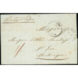 French Colonies - Martinique. The Brian Brookes Collection The Sub Post Offices Saint Luce 1847...
