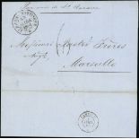 French Colonies - Martinique. The Brian Brookes Collection Postal History The Mexican Line 1864...