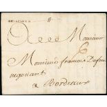 French Colonies - Martinique. The Brian Brookes Collection Postal History Early Letters 1749 (2...