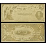Bolivia. El Banco Nacional de Bolivia. 10 Bolivianos. 1894. Bradbury Wilkinson archival sepia p...