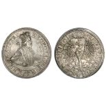 Austria. Archduke Leopold V (1623-1632). Double Taler, 1626. Hall. 57.2 gm. Crowned and armored...