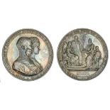 Austria. Franz Josef. Silver Wedding Anniversary, 1879. Medal. Silver. By Anton Scharff and J....