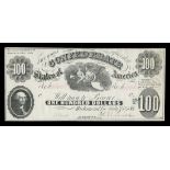 CSA. T-7. $10. July 25, 1861. Cr. 10. PF-3. No.15882. C. Ceres and Proserpine. George Washingto...