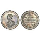 Austria. Franz Josef. Visit of the Emperor Franz Josef to Nagybánya, 1852. Medal. Silver. 54.3m...