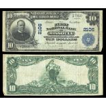 Montana. First National Bank of Missoula. Charter No.2106. Fr.629. $5 1902 PB. 17868. C. F-VF.