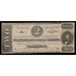 CSA. T-61. $2. April 6, 1863. Cr. 471. PF-6. No.23971. A. Judah P. Benjamin. On pink paper. Eng...