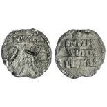 Papal States. Boniface VIII (1294-1303). Lead Bulla. 34.71 gms. BONI / FATIVS / PP. VIII, rev....