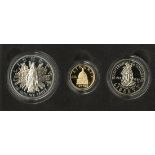 United States Mint 1989 Congressional Three Coin Set. Proof.