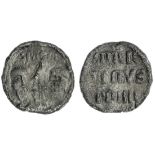 Papal States. Martin IV (1281-1285). Lead Bulla. 42.72 gms. MAR / TINUS / PP IIII, rev. Facing...