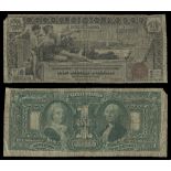 Fr.224. $1. Silver Certificate. 1896. Educational. No. 9597019 C. Good details. Missing corner,...