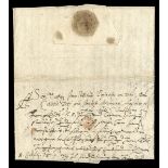 1579 Letter from Trieste addressed to Charles II, Archduke of Austria and ruler of Inner Austri...