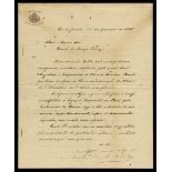 Russia / Brazil. Documents relating to the confirming of the Order of St. Stanislaus to Barão A...