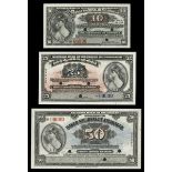 Nicaragua. Banco Nacional de Nicaragua. Trio of of No Date 1937 10, 25 and 50 Centavos notes....