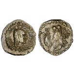 Arabia. Sabaeans and Himyarites. Athens imitative coinage. Ca. First Century BC. AR Unit. 5.36...