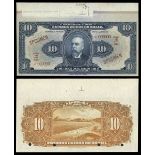 Brazil. Republica dos Estados Unidos do Brazil. 10 Mil Reis. No date (1918). P-36s. Blue on mul...