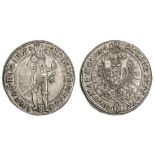 Bohemia. H.R.E. Ferdinand II, as King of Bohemia (1620-1637). Double Taler, 1624 privy mark: bi...