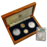 1987 4-Piece United States Constitution Coins Set. In the original government issued packaging...