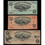 Peru. Banco de Arequipa. a group of remainders comprising, 40 centavos (2), black and green, 1...