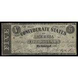 CSA. T-12. $10. July 25, 1861. Cr. 48. PF-1. No.2393. H. Manouvrier. Fine. At first glance this...