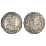 Austria. H.R.E. Ferdinand III (1637-1657). Broad Double Taler, 1641/39. Graz. 55.6 gm. Laureate...