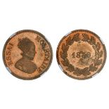 France. Louis Philippe I (1830-1848). Pattern Essai 10 Centimes, 1839. Paris. Crowned, child bu...