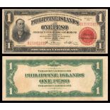 Philippines. Philippine Islands. 1 Peso. 1924. P-68c. No.B13980183B. Mabini, left. Simpson-Lagd...