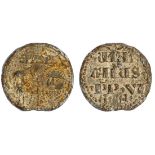 Papal States. Urbano VI (1378-1389). Lead Bulla. 62.9 gms. URB / ANUS / PP. VI two eagles below...