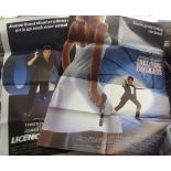 Film Memorabilia, a pair of one sheet film posters produced in Holland, James Bond in the Living